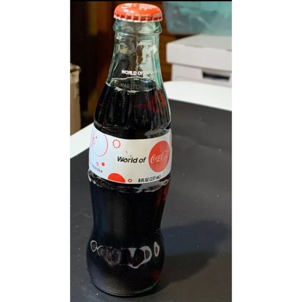 World of Coca-Cola commemorative bottle, 8 oz, 2009, unopened